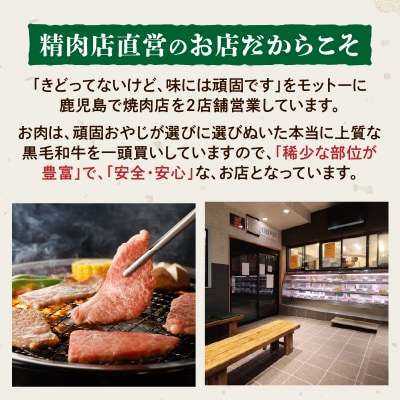 鹿児島黒毛和牛A4～A5 焼肉特上セット カルビ/ロース　K189-007