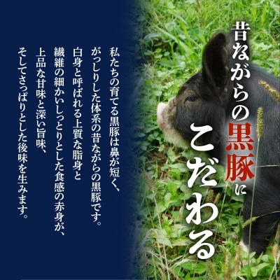 昔ながらの黒豚しゃぶしゃぶセット【バラ、ロース、肩ロース】3～4人前　K125-003