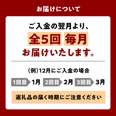 【全5回】一家に一肉!鹿児島の万能お肉定期便　K000-T2326