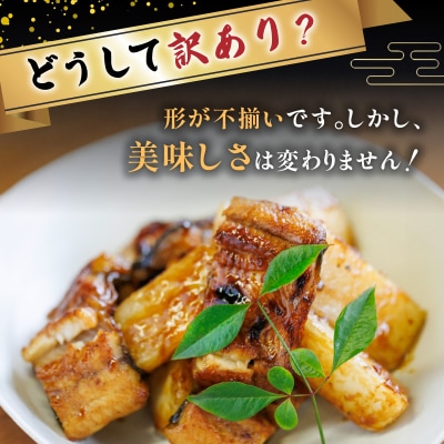 うなぎ蒲焼1尾分小分け訳ありセット　K019-006