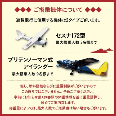【昼間遊覧飛行】鹿児島市内コース　ブリテンノーマン式BN2B型(大人9名まで)　K222-FT007