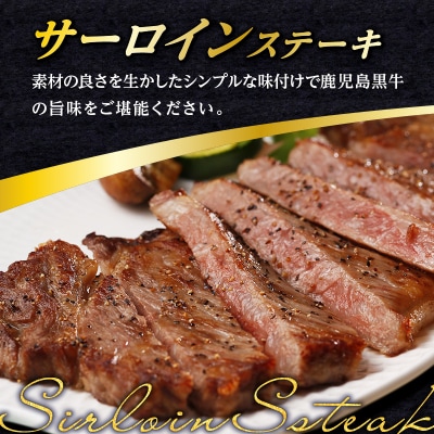 鹿児島黒牛サーロインステーキセット(計1.2kg)　K127-011