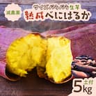 サイズバラバラ熟成べにはるか(生芋)土付き 5kg　K270-001
