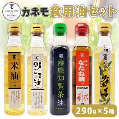 カネモ食用油セット(290g×5本セット)　K198-004