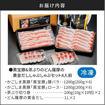 黒宝豚&茶ぶり　どん薩摩の黄金だししゃぶしゃぶセット(8人前)　K227-005_02