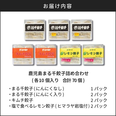 まる千餃子詰め合わせ 合計70個