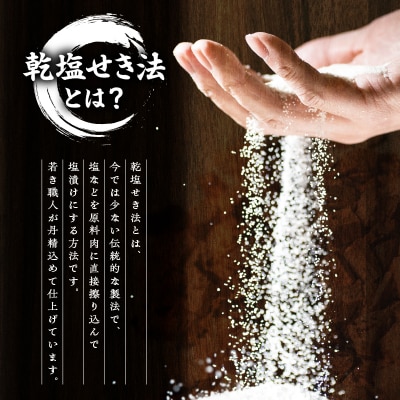 無塩せき乾塩ベーコンブロック　計約1kg　K161-020_01