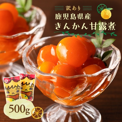 【訳あり】鹿児島県産きんかん甘露煮　500g　K032-004
