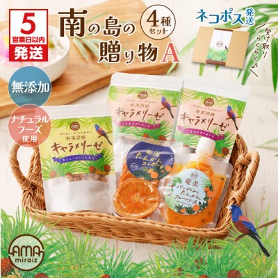 【5営業日以内に発送】【ネコポス】南の島の贈り物4種セットA　K275-001