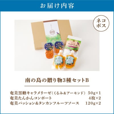 【5営業日以内に発送】【ネコポス】南の島の贈り物3種セットB　K275-002