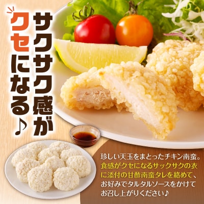 鹿児島県産サクサクチキン南蛮10枚入×2袋(タレ付)　K219-003