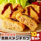 鹿児島県産黒豚入メンチカツ10枚パック　K219-004