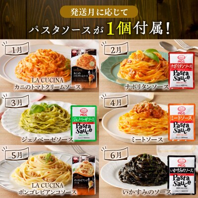 【3ヶ月定期便】生フェットチーネ10個 お手軽ソース1個付き　K036-T13