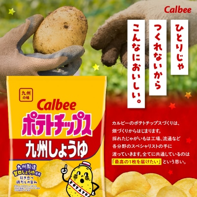 カルビーポテトチップス【九州しょうゆ】 12袋　K194-002_01