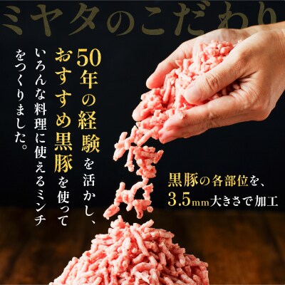 鹿児島県産 黒豚ミンチ 1.5kg　K025-013_03