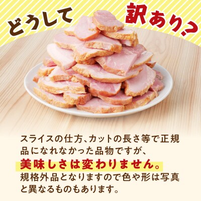 【 期間限定 生活応援 】訳ありだけど、色々な料理に大活躍!ベーコン風モモハム切り落とし1.6kg