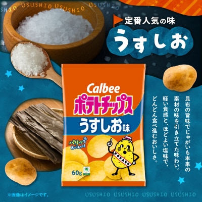 カルビー ポテトチップス【うすしお】12袋　K194-002_03