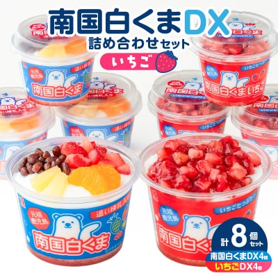 【 数量限定 】セイカ食品 南国白くまDX・南国白くまDX(いちご味)詰め合わせセット