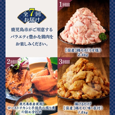 【全7回】鶏肉バラエティ定期便　K000-T2509