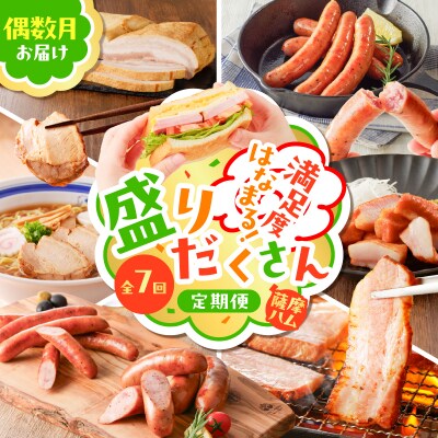 【全7回】盛りだくさん定期便(偶数月にお届け)　K161-T06e