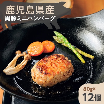 鹿児島県産黒豚ミニハンバーグ 12パック　K356-004