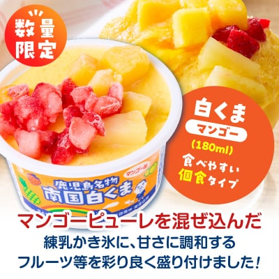 【 期間限定 生活応援 】セイカ食品 南国白くま(マンゴー)12個セット　K051-003_01