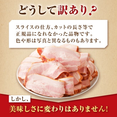 【 期間限定 生活応援 】2025年12月のみの特別規格!ベーコン切落としの厚切り薄切りセット