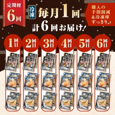 【全6回定期便】鹿児島の丼の具3種セット(2人前)　K258-T05_02b