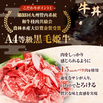 【全6回定期便】鹿児島の丼の具3種セット(2人前)　K258-T05_02b