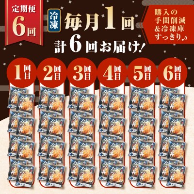 【全6回定期便】鹿児島県産熟成カツ丼の具(8食分)　K258-T06_08a