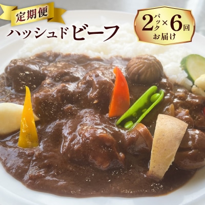【洋食グリル肝付】定期便 ハッシュドビーフ 2パック×6回　K084-T05
