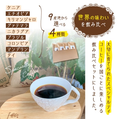 スペシャルティコーヒー飲み比べセット(豆)　K358-002_01