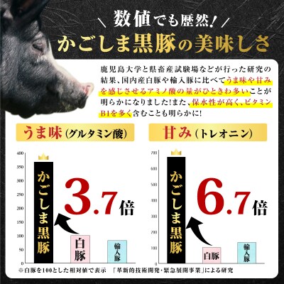 昔ながらの黒豚しゃぶしゃぶセット1.2kg<ロース、肩ロース、バラ、モモ>　K125-006