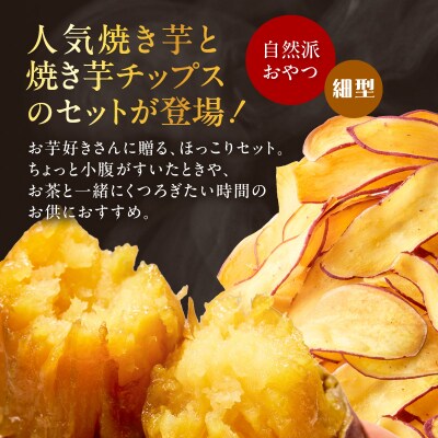 焼き芋紅はるか 1kg&焼き芋チップス(細型) 3袋　K181-013_02