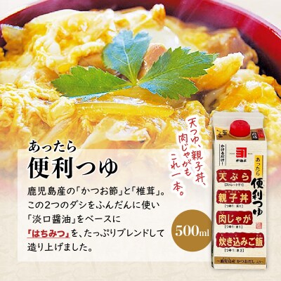 創業明治45年 蔵元直送 あったら便利つゆ 3本セット　K058-026_01