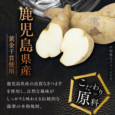 さつま無双 赤ラベル 芋焼酎 25度 900ml×4本　K377-005_02