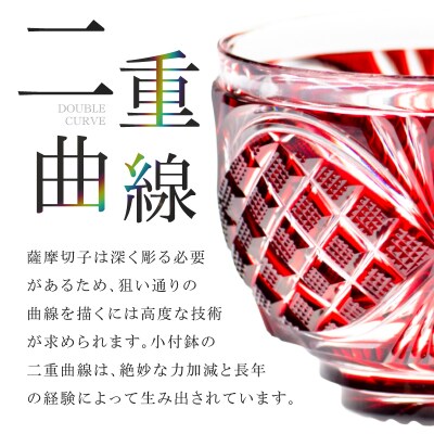 島津薩摩切子 小付鉢 C-26 緑　K010-051_02