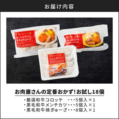 焼肉屋さんの定番おかず!お試し18個　K002-018_01