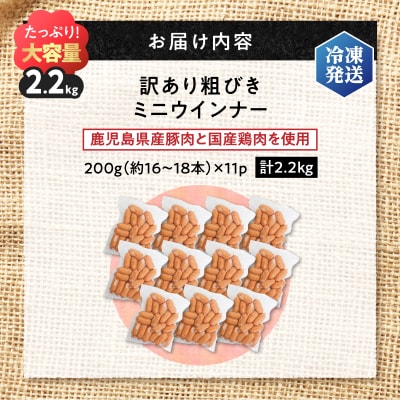 一口でぱくっとミニウインナー 200g×11P　K161-030_03