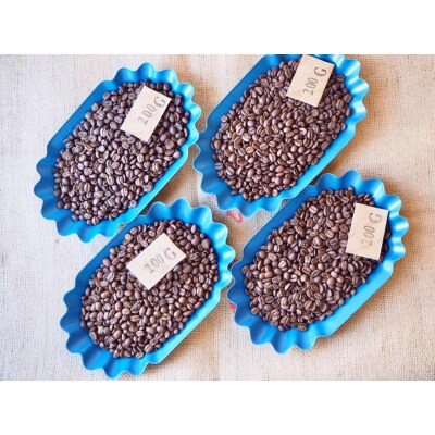 おすすめスペシャルティコーヒー 200g×4種+ブレンド 200g×1種(計1kg)【17-82】