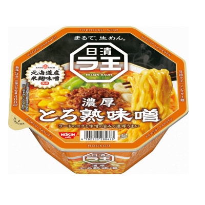 【日清】日清ラ王 とろ熟味噌 1ケース12食入