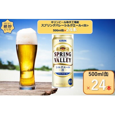 キリンビール取手工場産　スプリングバレー シルクエール〈白〉　500ml×24本入
