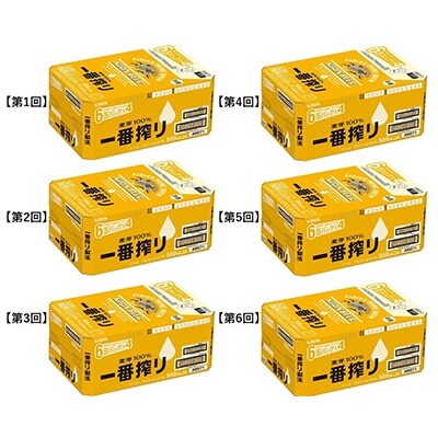 2022年7月発送開始『定期便』キリンビール取手工場産一番搾り生ビール缶500ml×24本全6回