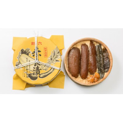 取手名産「新六の奈良漬」K樽(瓜・胡瓜・茄子・生姜)1000g