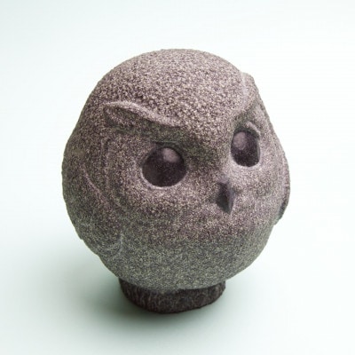 おなかいっぱい福が来る まあるいフクロウ満腹郎(ワシミミズク タイプ)