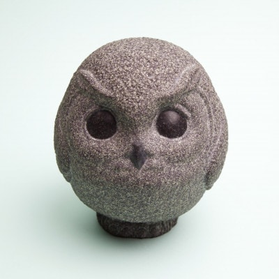 おなかいっぱい福が来る まあるいフクロウ満腹郎(ワシミミズク タイプ)