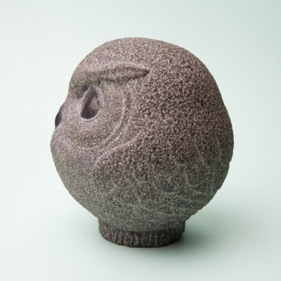 おなかいっぱい福が来る まあるいフクロウ満腹郎(ワシミミズク タイプ)