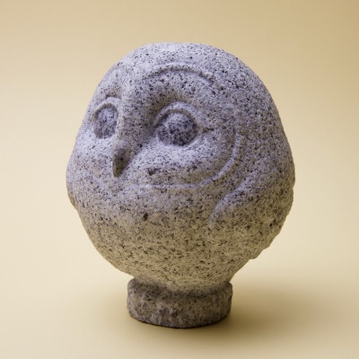 おなかいっぱい福が来る まあるいフクロウ満腹郎(メンフクロウ タイプ)