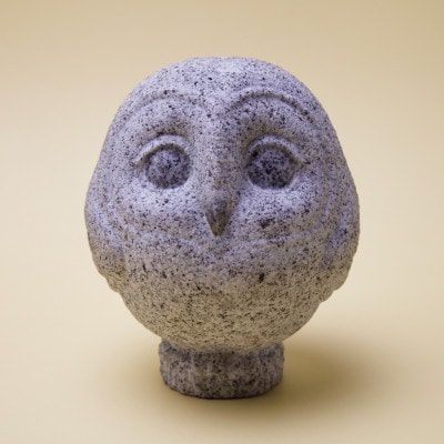 おなかいっぱい福が来る まあるいフクロウ満腹郎(メンフクロウ タイプ)