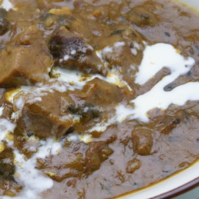 牛たん・小松菜入り牛すじカレー　約500g×1パック